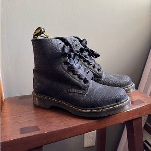 Dr. Marten glitter boots